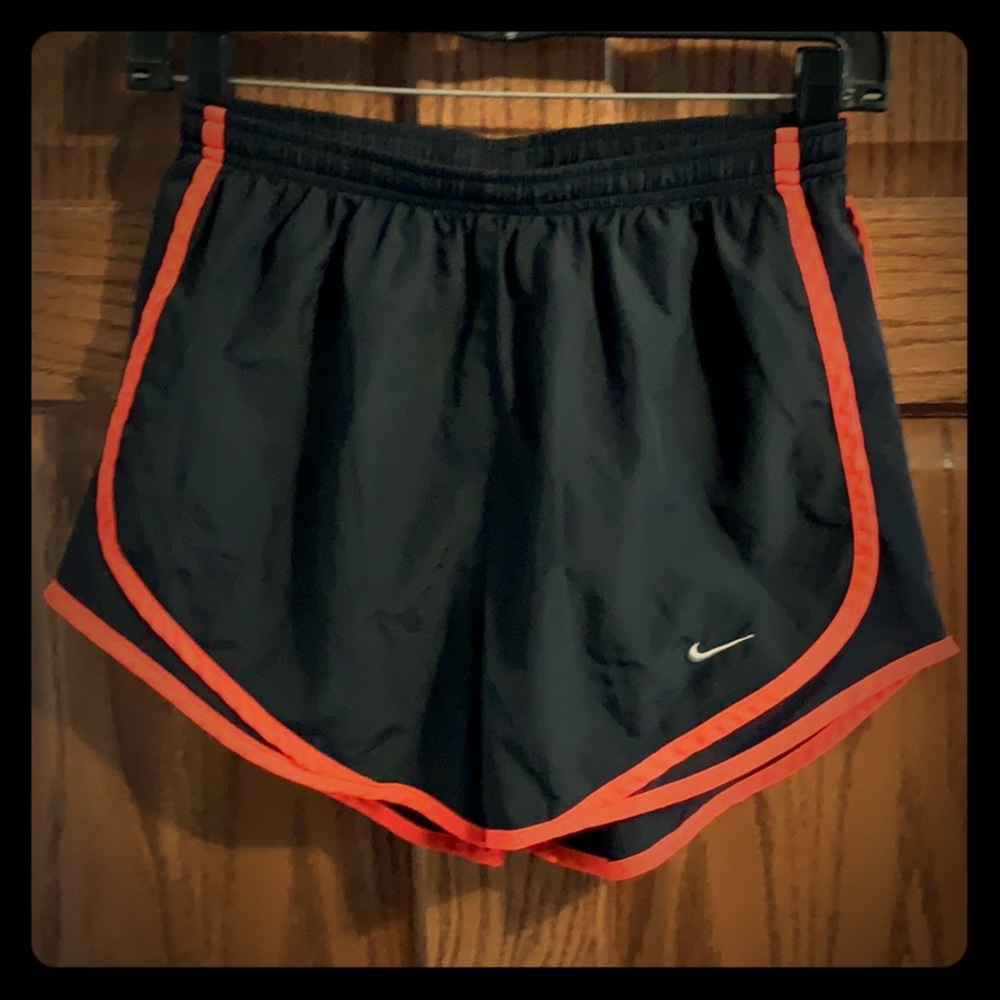 Nike Drifit Small Black Hunter Orange Shorts